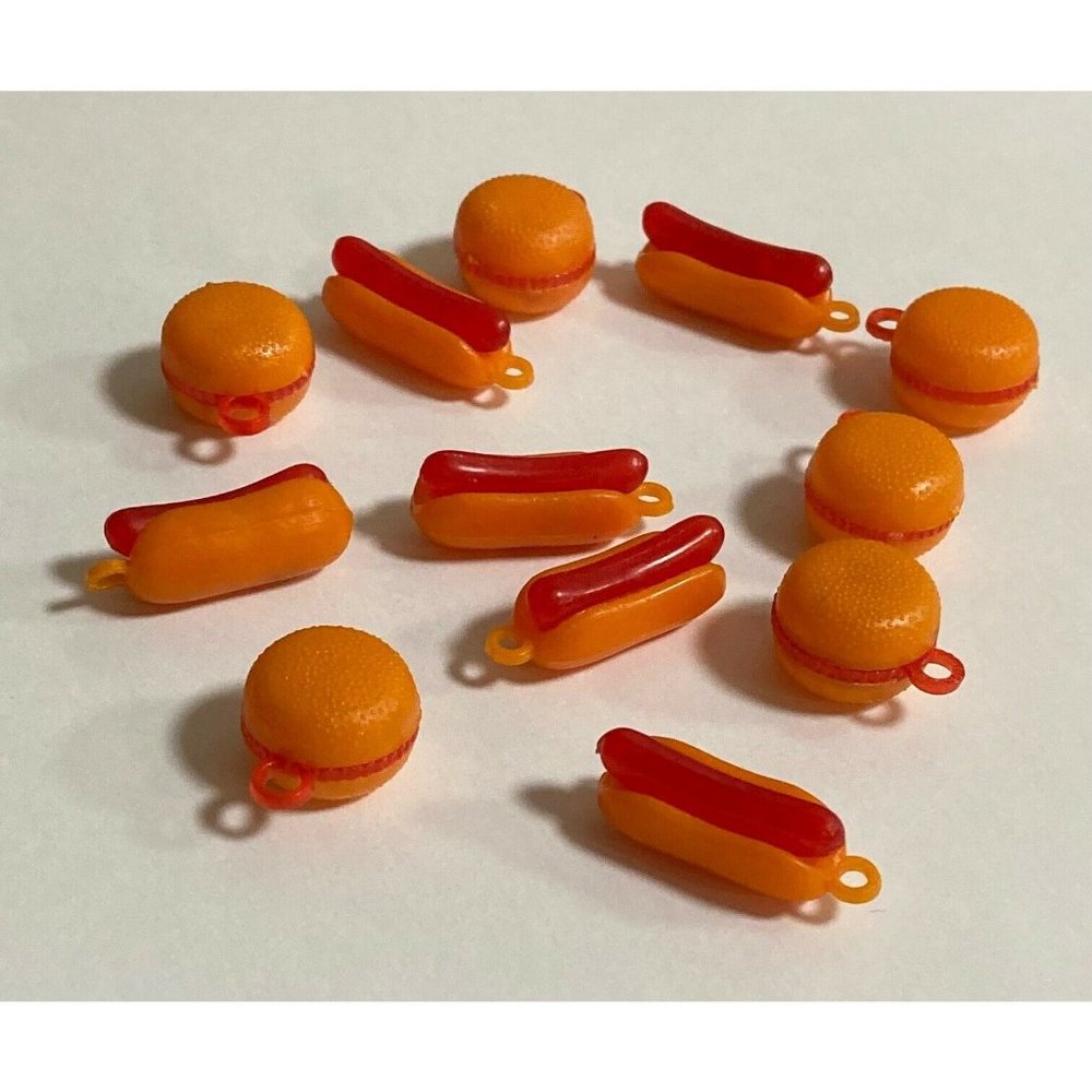 Orange and Red Miniature Jewelry Set